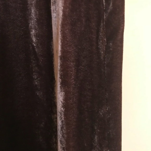 Long Brown Velvet Skirt Size 6 - Picture 3 of 3